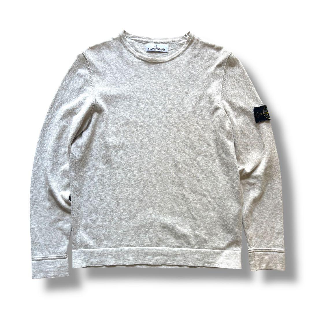 トップス STONE  CREWNECK L/S Tee Beige