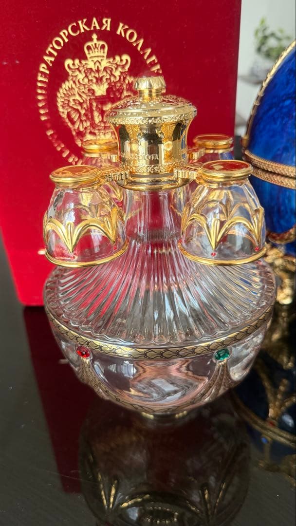 ⭐️正規品ラドガ インペリアルコレクション 海の青メタリック空瓶 コレクター必見！