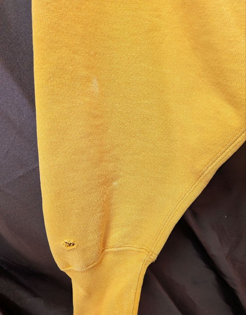 90s チャンピオンリバースウィーブ 1つ目 USA製 希少 マスタード