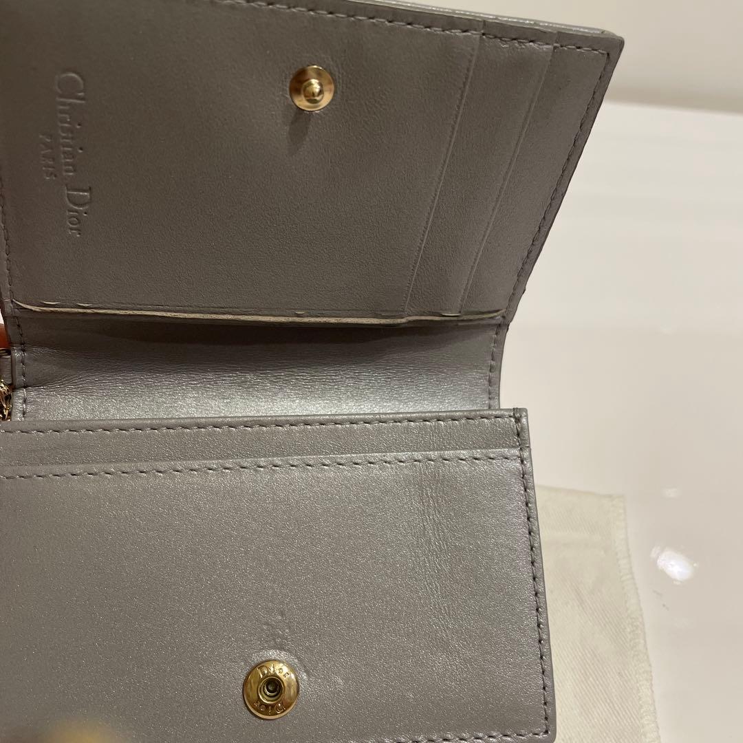 美品❣️ディオール Dior 名刺入れ ラムスキン（羊革）