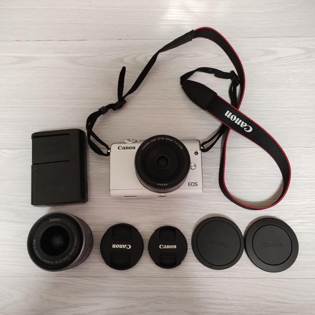 Canon EOS M100 ミラーレスカメラ レンズ2本付き