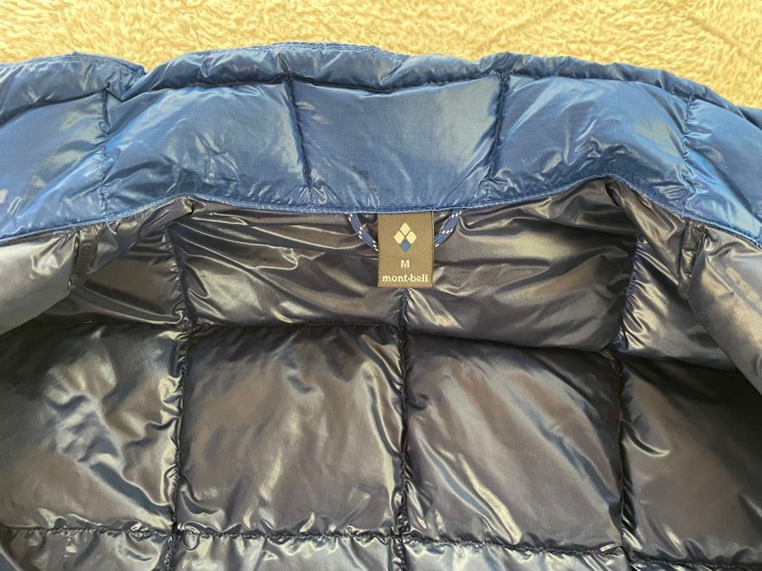 美品☆montbell モンベル スペリオダウンジャケット M ブルー