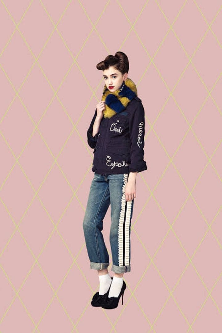 TRESOR トレゾア FOXファー　ティペット　ネックウォーマー