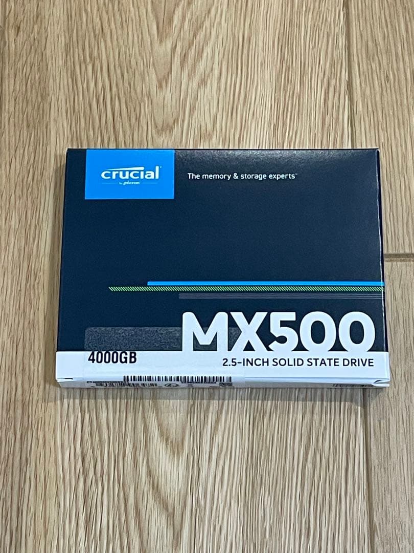 【新品未開封】Crucial MX500 4000GB 2.5インチSSD