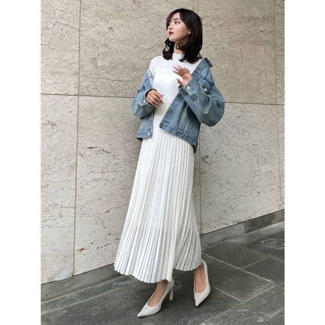 最終値下げアニュアンス・ボトルネックワンピース