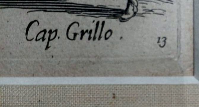 お値下げ　額装品　1621年頃　巨匠　ジャック・カロ　「スフェサニア舞踏会」美品