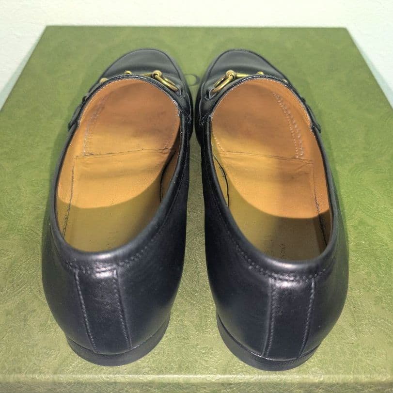 美品　GUCCI　ホースビットローファー　ヨルダーン　黒　37
