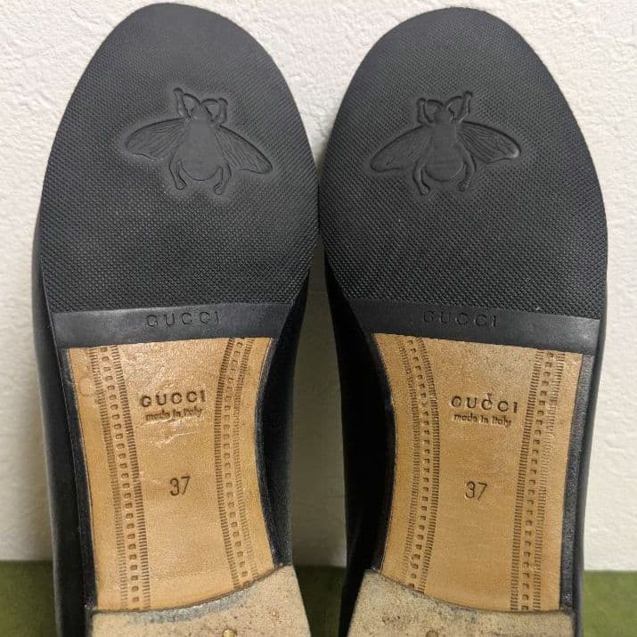 美品　GUCCI　ホースビットローファー　ヨルダーン　黒　37