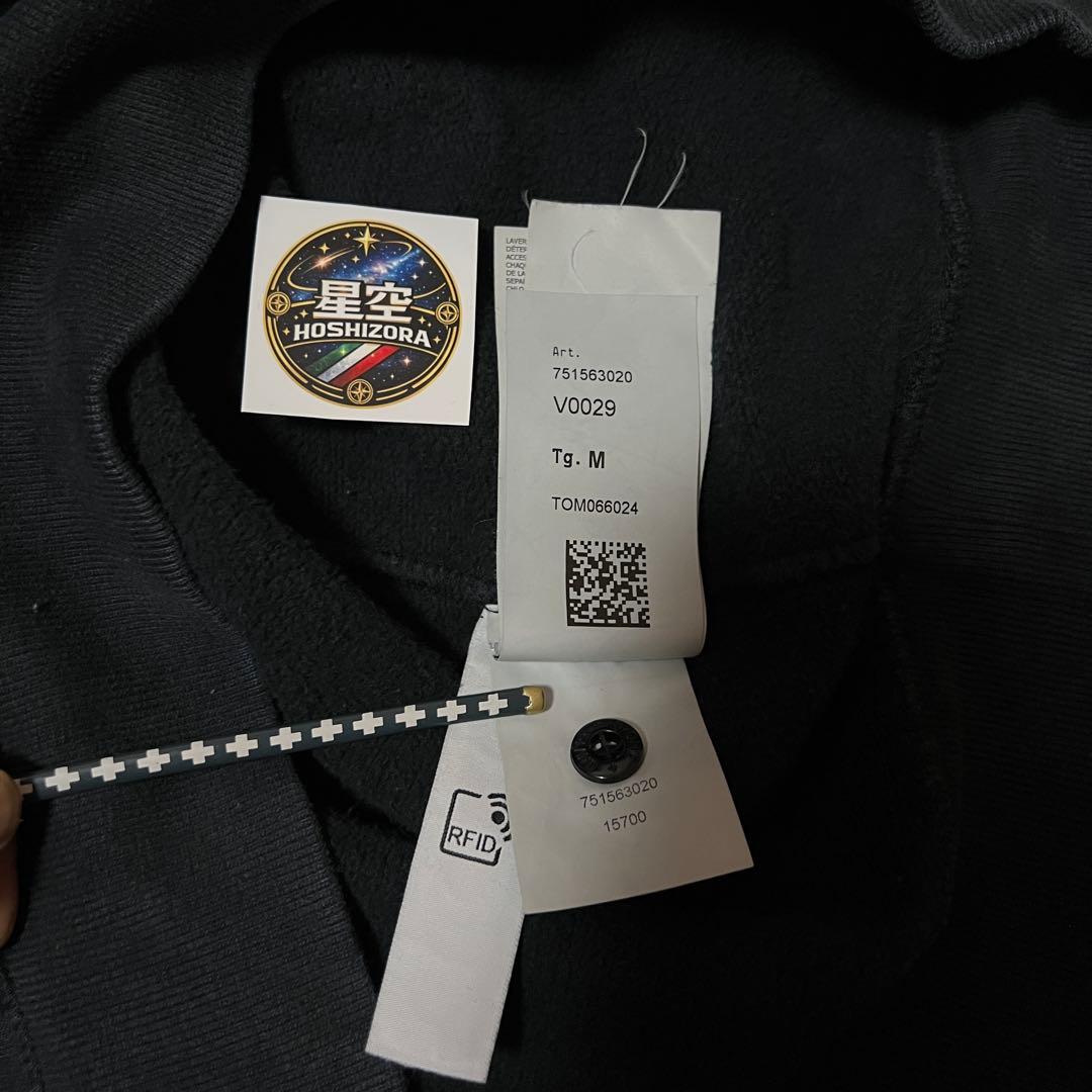 STONE  コットン　クルーネック　トレーナー　ブラック Mサイズ