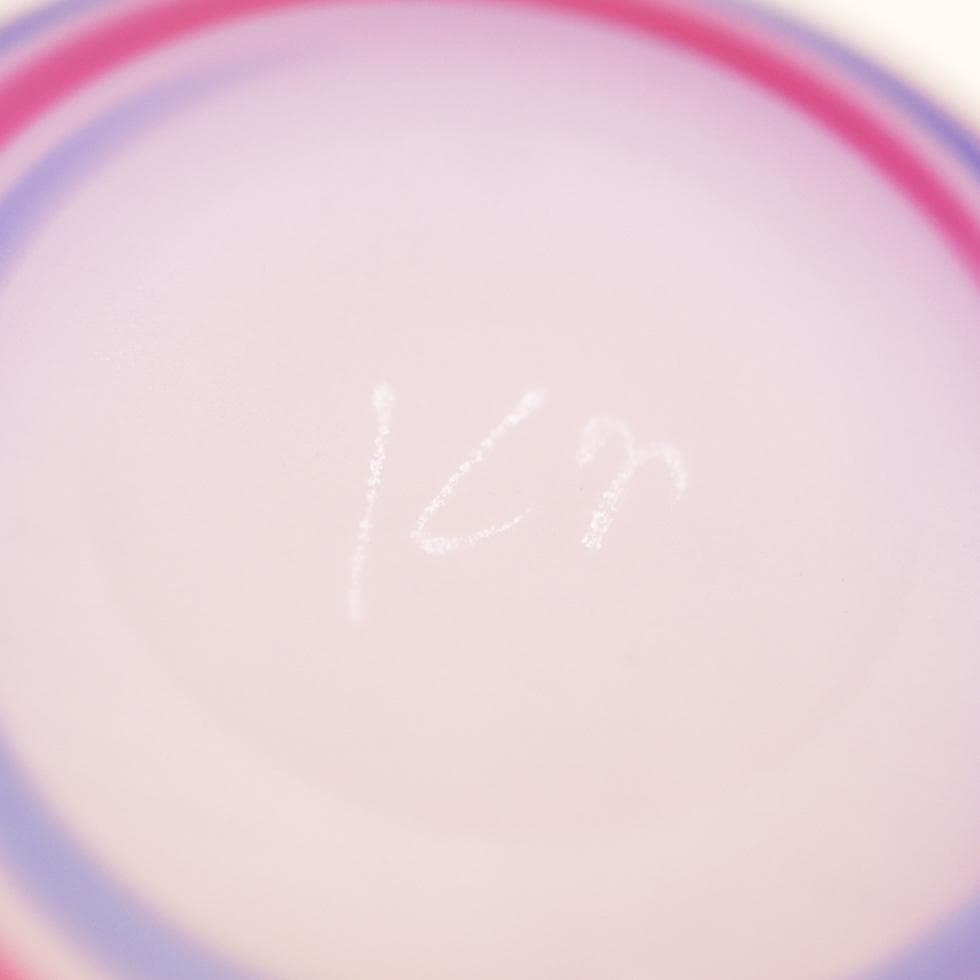 石井康治 手吹き Pulled Stripes Glass 金蒔徳利 箱付 美品