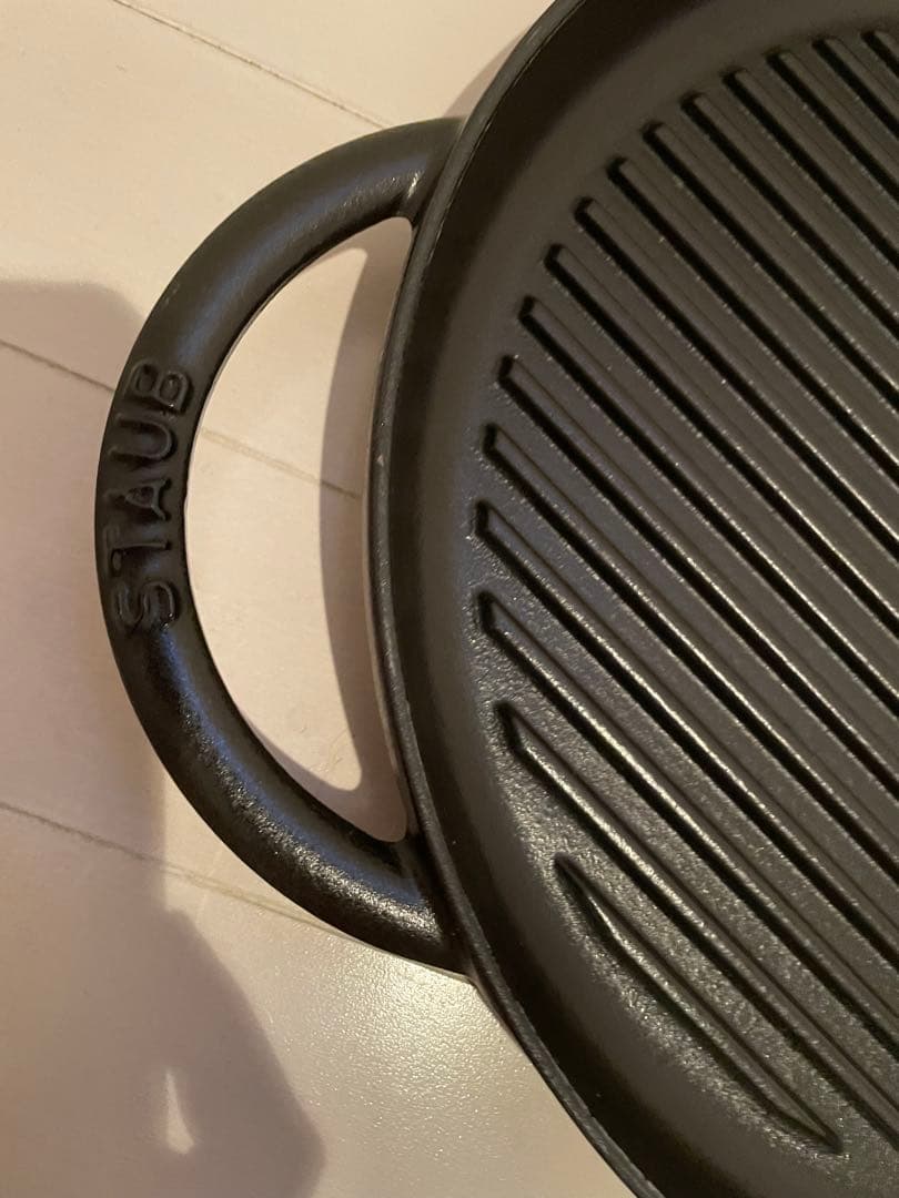 ストウブ　グリルパン30cm ガラス蓋付き