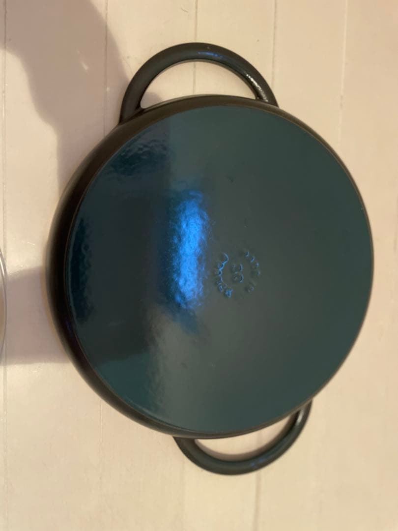 ストウブ　グリルパン30cm ガラス蓋付き