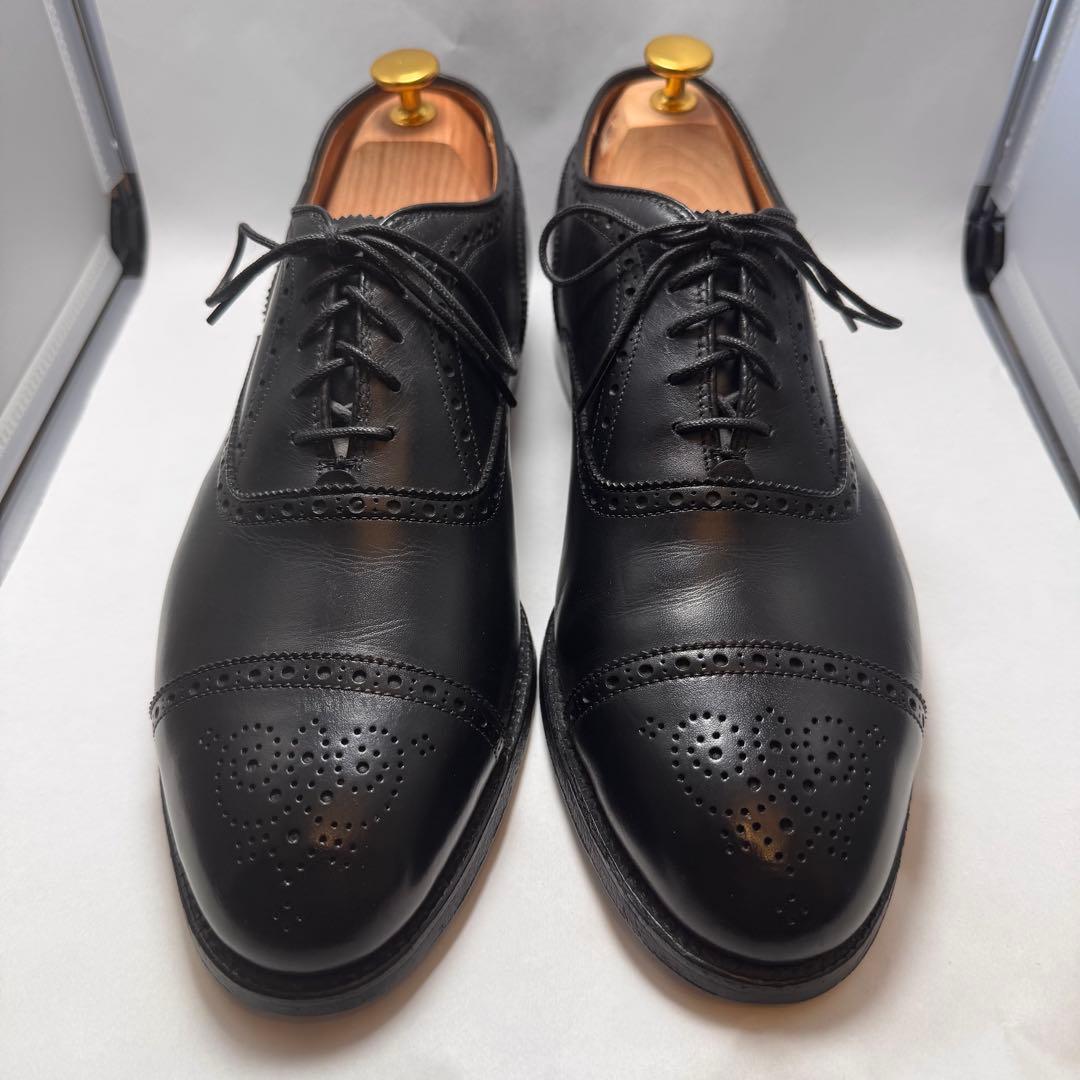 靴 Alden 909 Medallion Tip Bal US9.5E 27.5