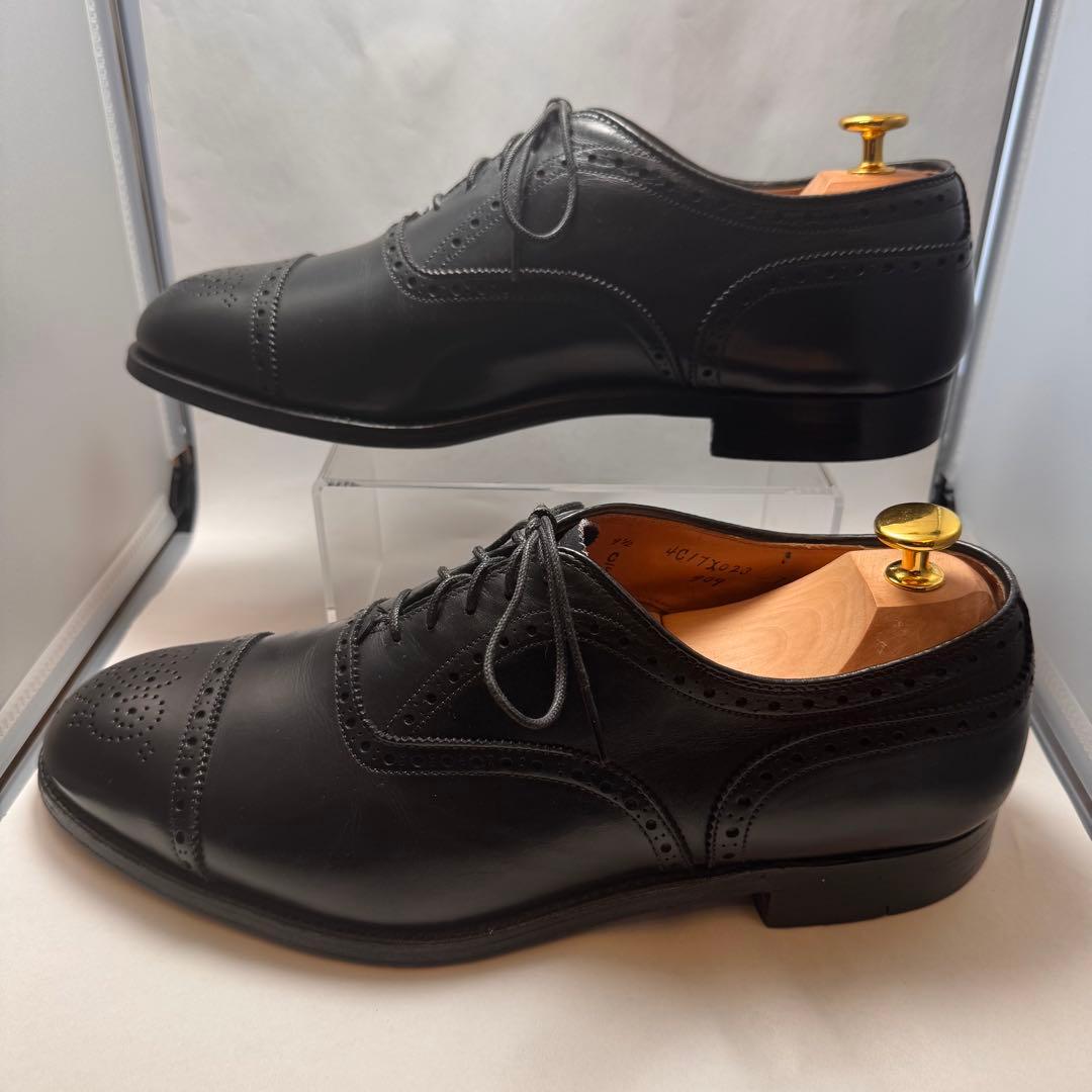 靴 Alden 909 Medallion Tip Bal US9.5E 27.5