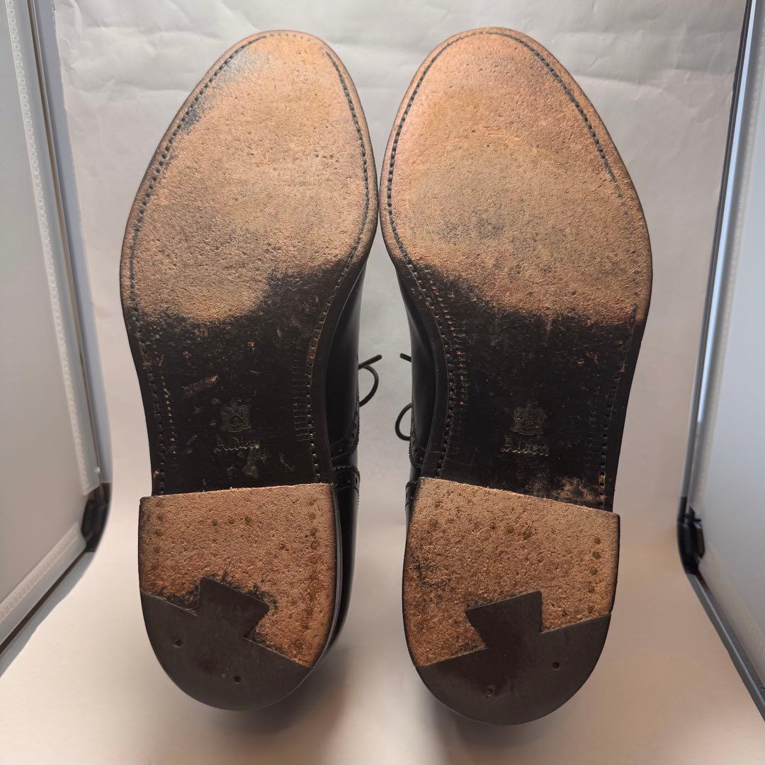 靴 Alden 909 Medallion Tip Bal US9.5E 27.5