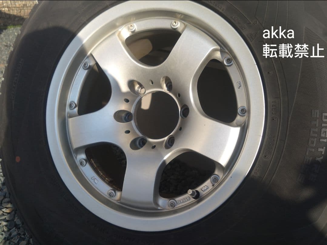 265/70R16 サファリY61 パジェロV40 90　スタッドレス＆ホイール