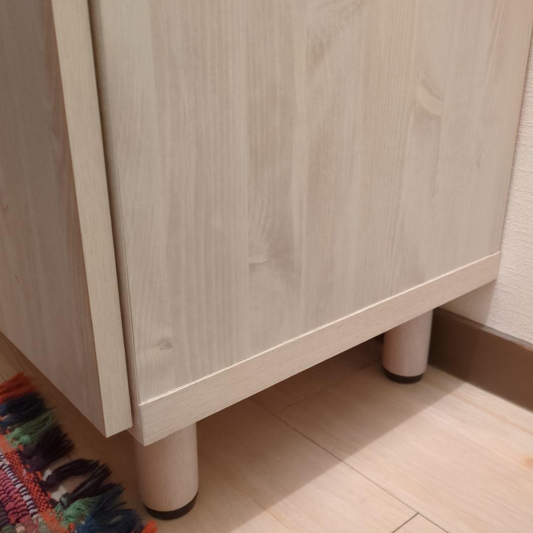 11月29日まで　送料込　幅75cm 日本製　シューズボックスシューズラック