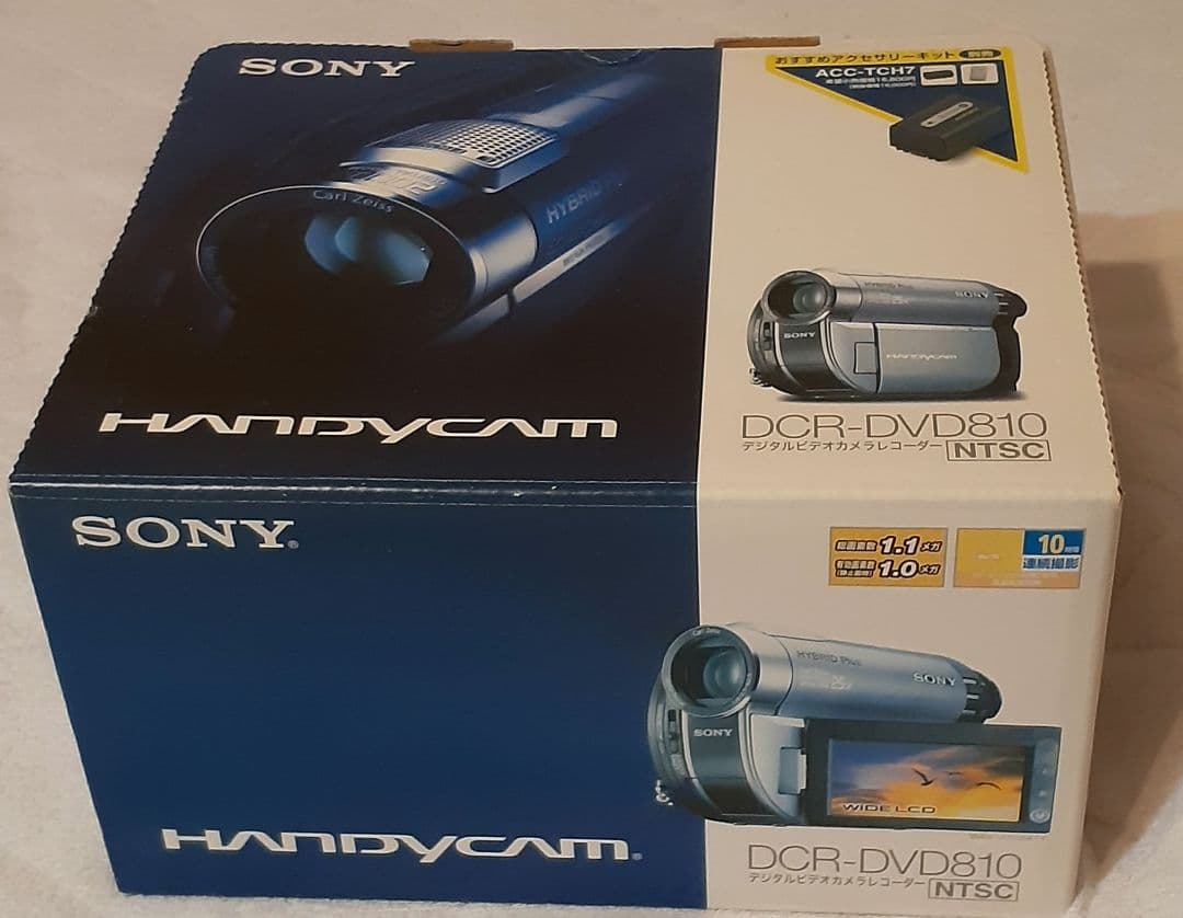 SONY dcr-dvd810 未開封品