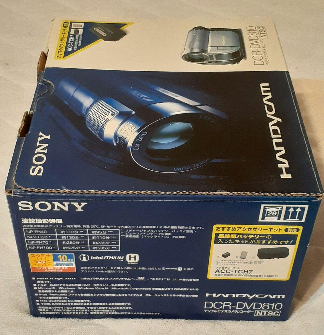 SONY dcr-dvd810 未開封品