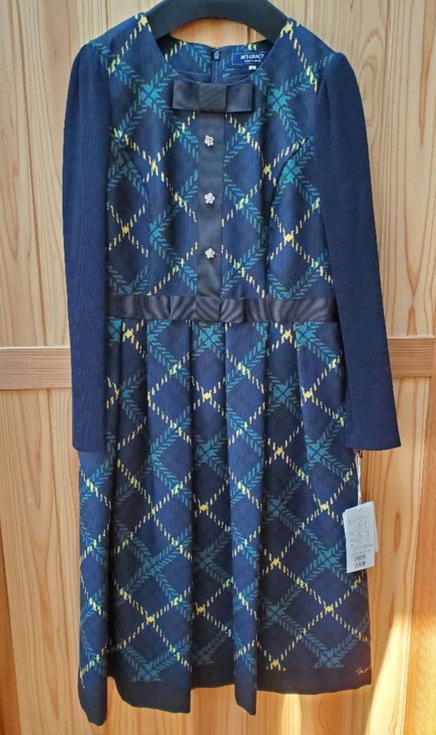 エムズグレイシー チェック柄ワンピース42