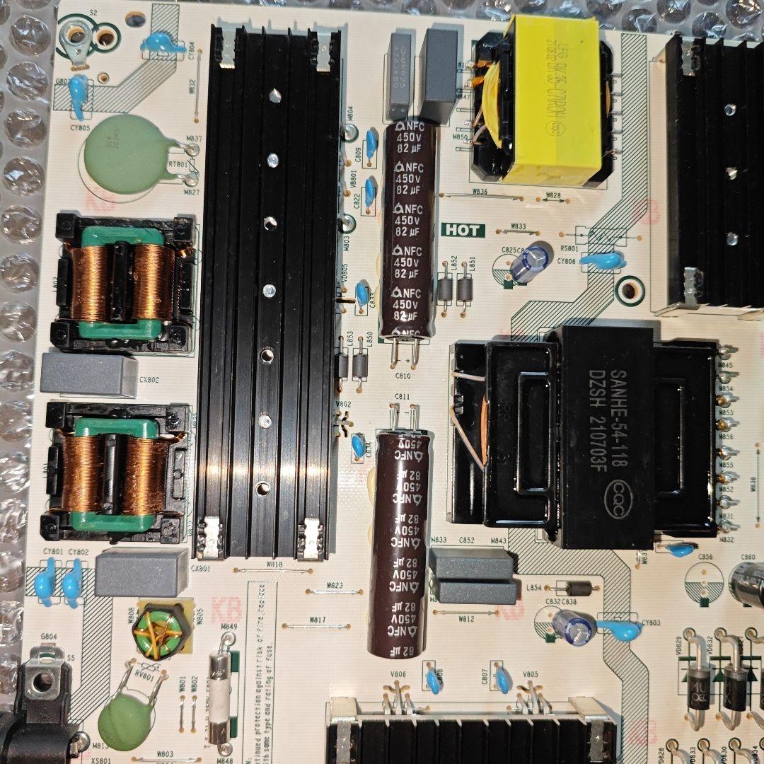 東芝 REGZA 65Z570K 電源基板 修理交換用 基板 基盤 2021年製