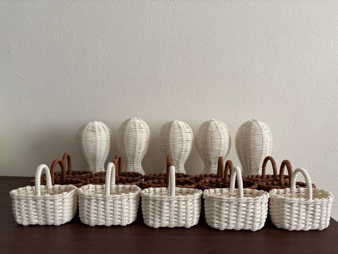 さくら様ご確認ページです。クラフトバンドミニバスケット、ミニ帽子スタンド