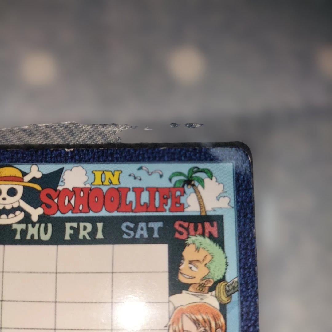 【希少】ワンピースビジュアルアドベンチャーカード 時間割表カード