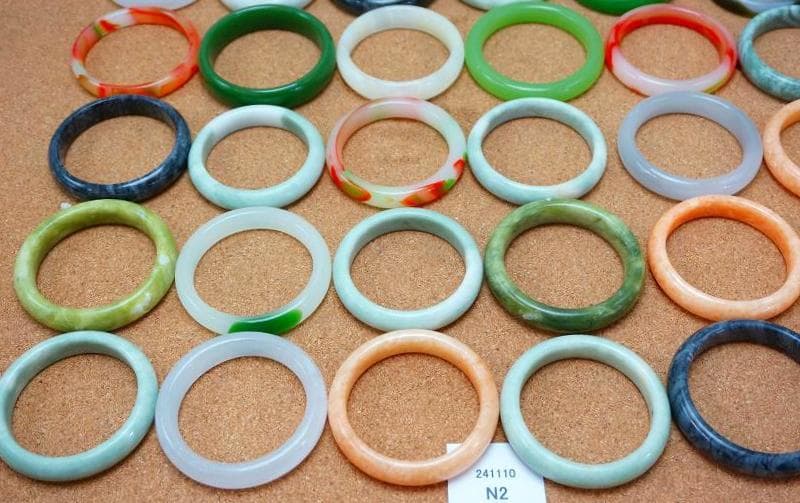 天然石 バングル 30点 ブレスレット Nm26-241110N2