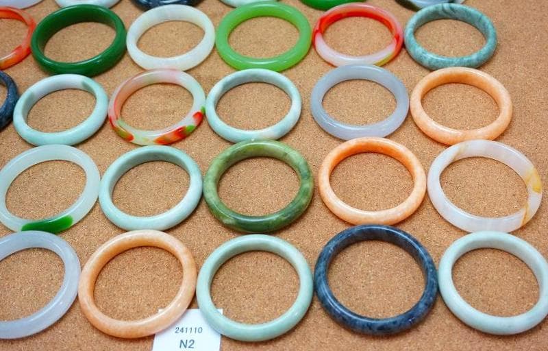 天然石 バングル 30点 ブレスレット Nm26-241110N2