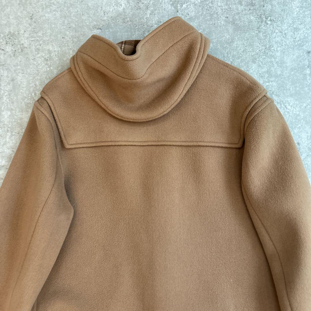 美品 グローバーオール ダッフルコート 英国製 チェック ウール US 44