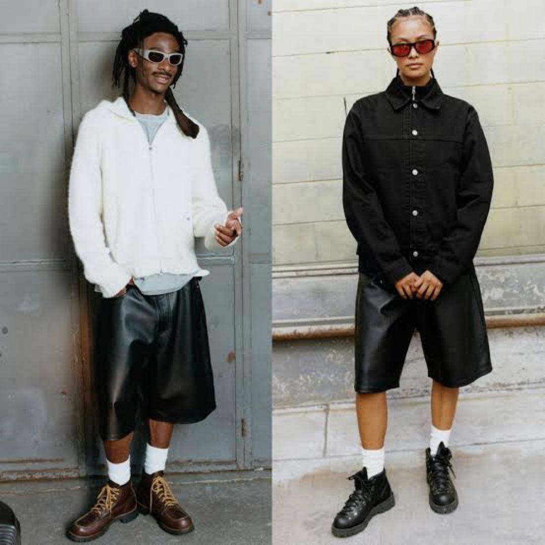 パンツ BIG OL' SHORT LEATHER stussy 30