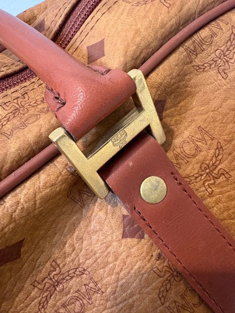 MCM ボストンバッグ 大容量　ヴィンテージ（ギャランティカードあり）