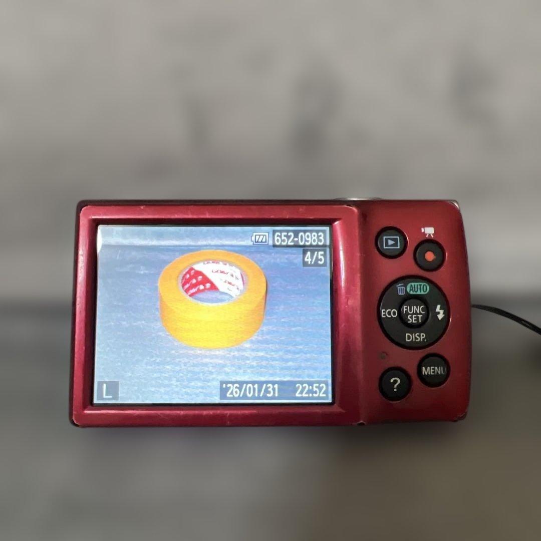 【訳あり動作品】Canon IXY PC2196 レッド