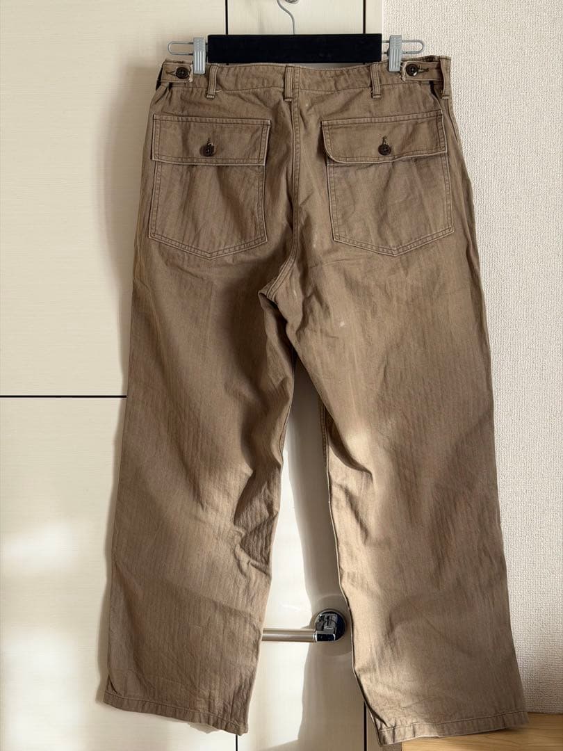 WAREHOUSE Lot 1086 ヘリンボーン　ミリタリーパンツ