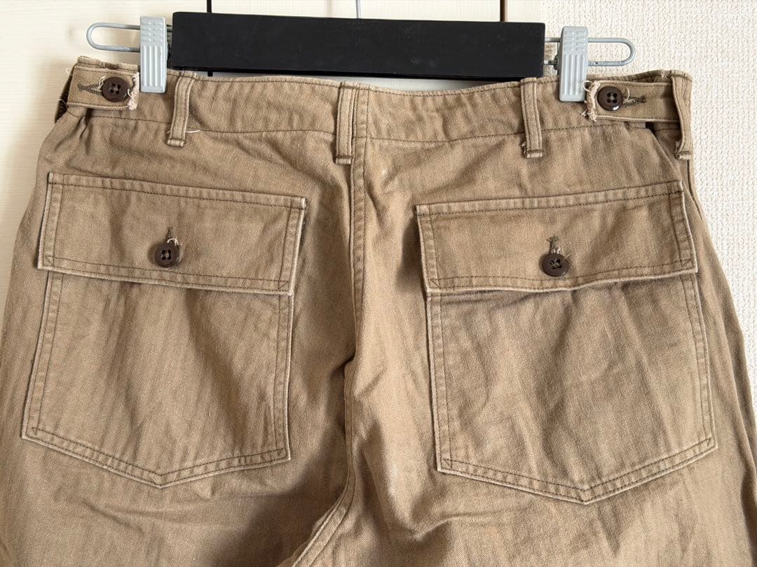 WAREHOUSE Lot 1086 ヘリンボーン　ミリタリーパンツ