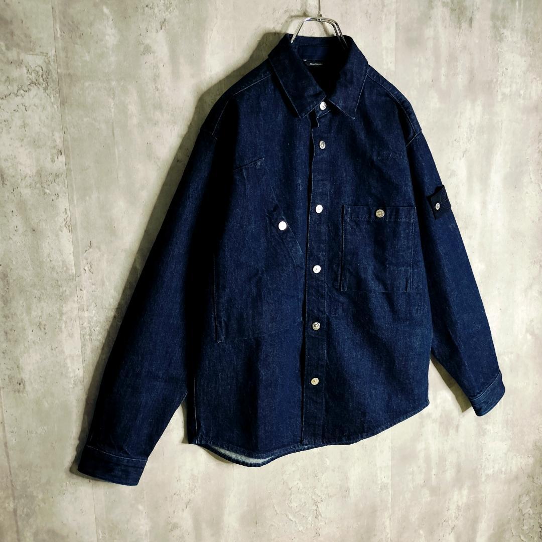 ストーンアイランド 25AW シャツジャケット Denim Research S