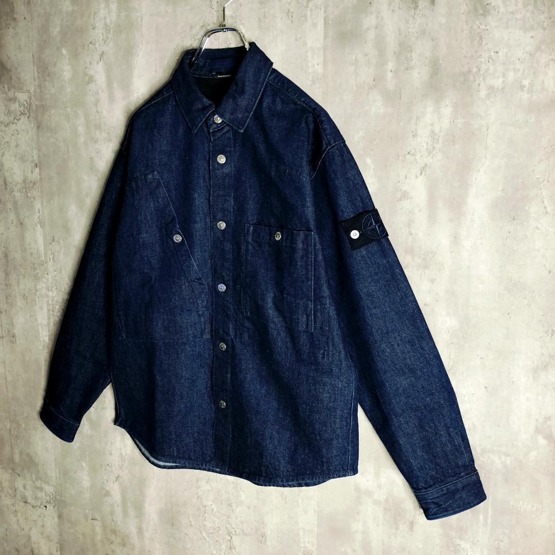 ストーンアイランド 25AW シャツジャケット Denim Research S