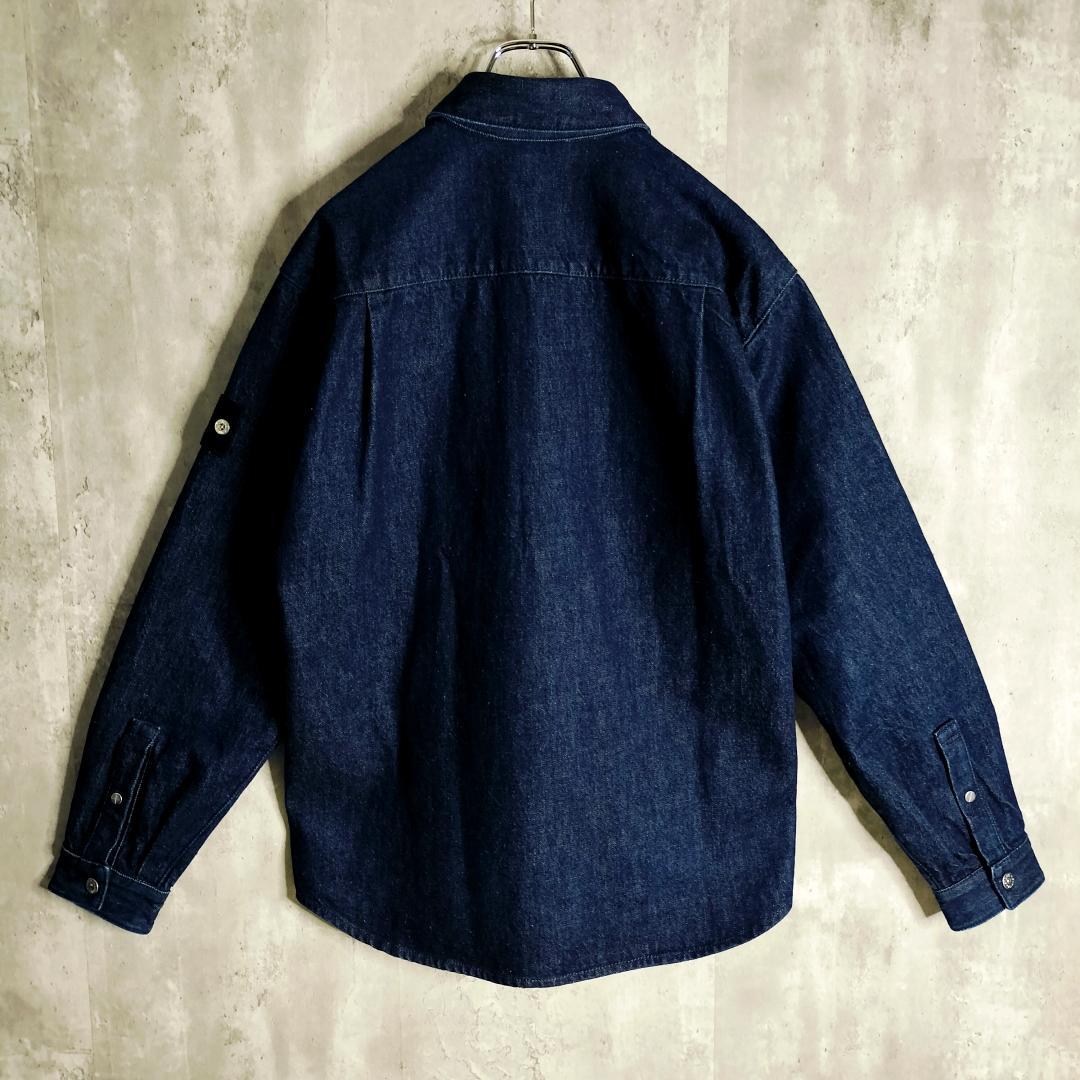 ストーンアイランド 25AW シャツジャケット Denim Research S