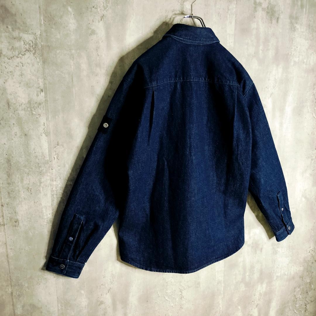 ストーンアイランド 25AW シャツジャケット Denim Research S