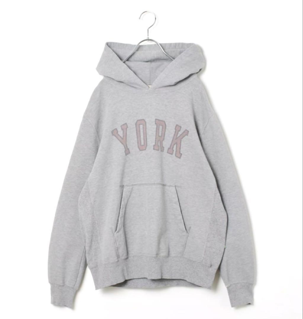 新品 REMI RELIEF レミレリーフ ヴィンテージ加工 洗える裏毛パーカー