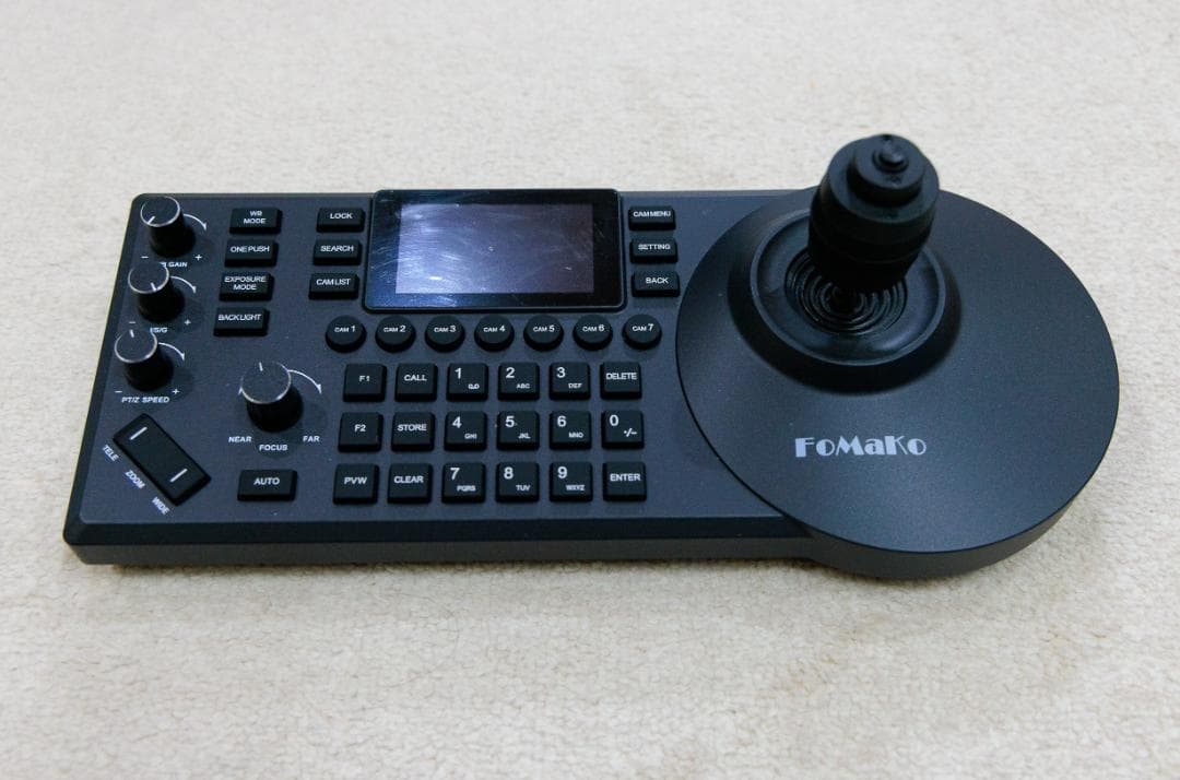 PTZカメラFMK20UH NDI と PTZ コントローラーKC608 Pro