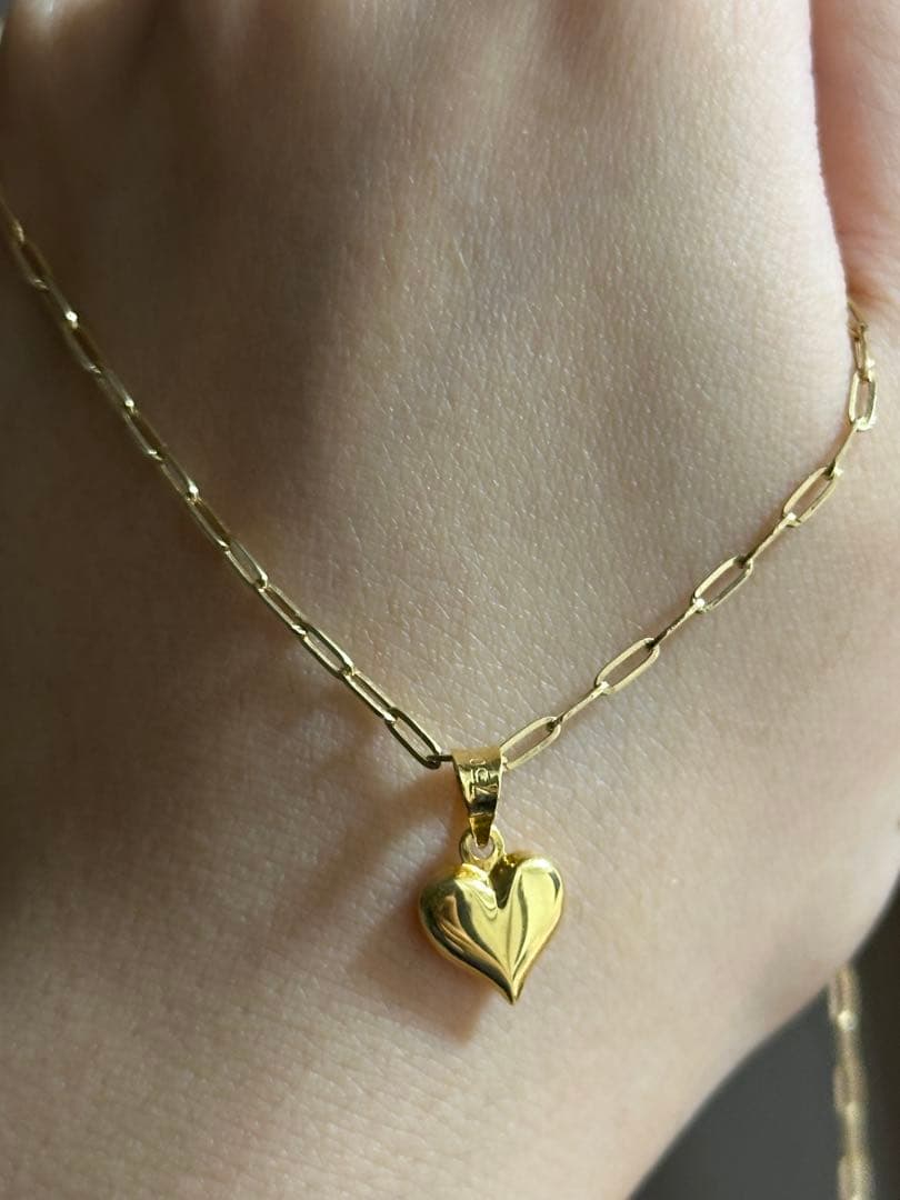 K18 ハートペンダントトップ