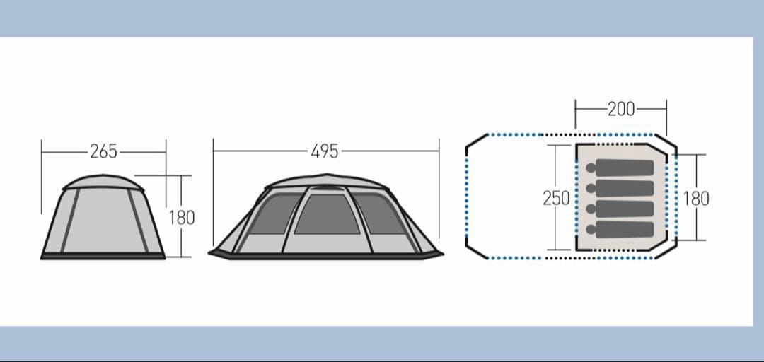 2025年Ogawaファシル 2ルームテント(美品)