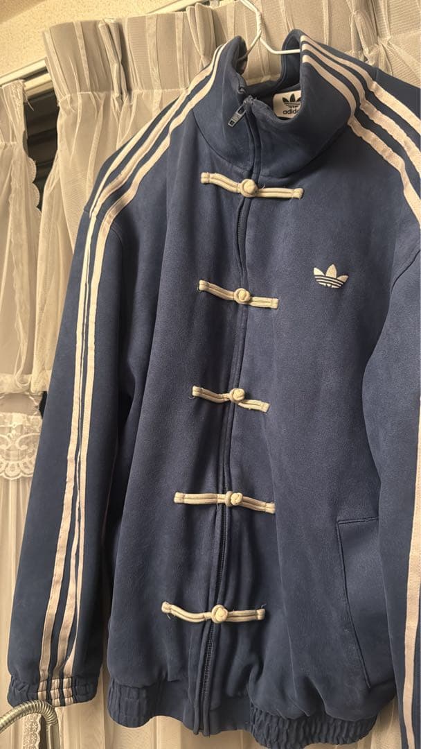Adidas アディダス 中国限定 蛇年チャイナトラックジャケット ネイビーS