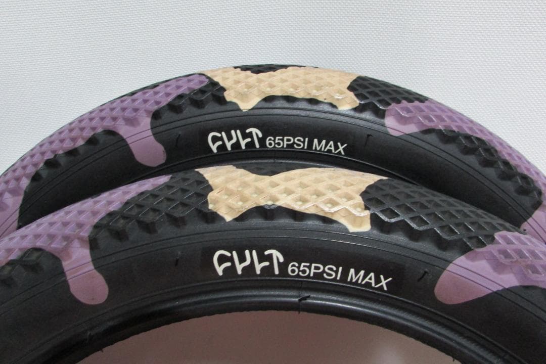 BMX タイヤ CULT × VANS Camo Tire 14\" × 2本
