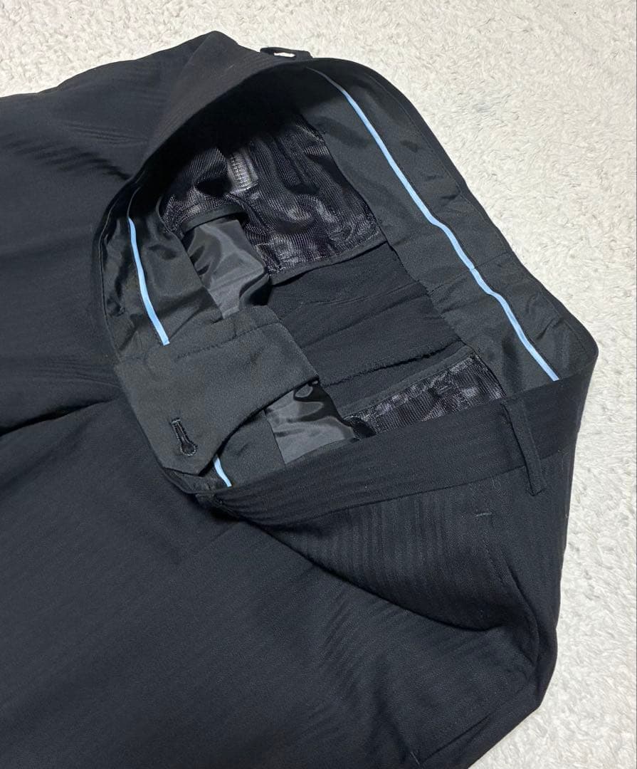 【美品】m.f editorial ウォッシャブルスーツ 3ピース スーツAB6