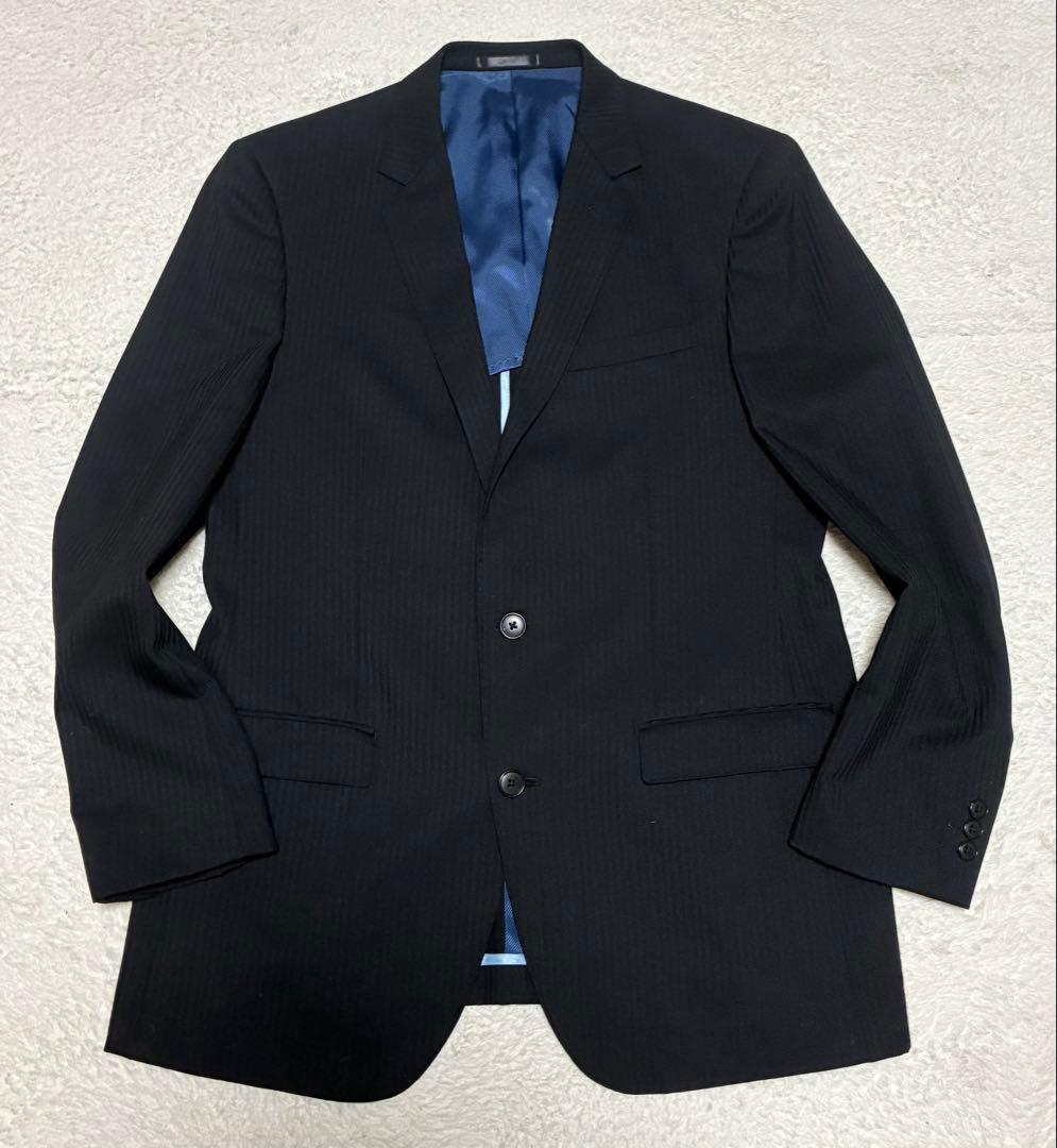 【美品】m.f editorial ウォッシャブルスーツ 3ピース スーツAB6