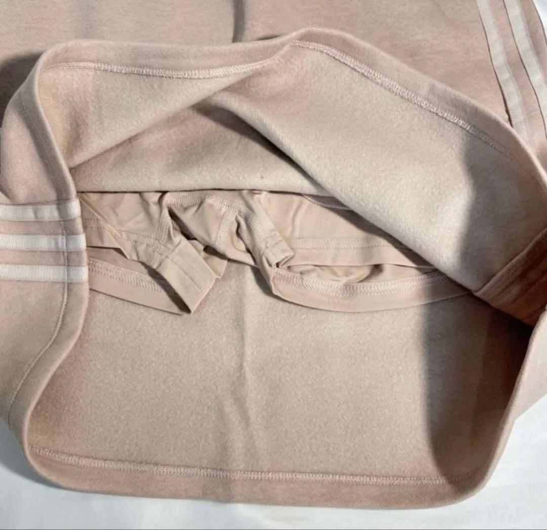 新品adidas ゴルフ　スウェット裏起毛　セットアップ くすみピンク