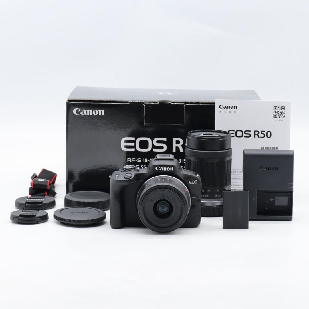 Canon EOS R50 ダブルズームキット ブラック