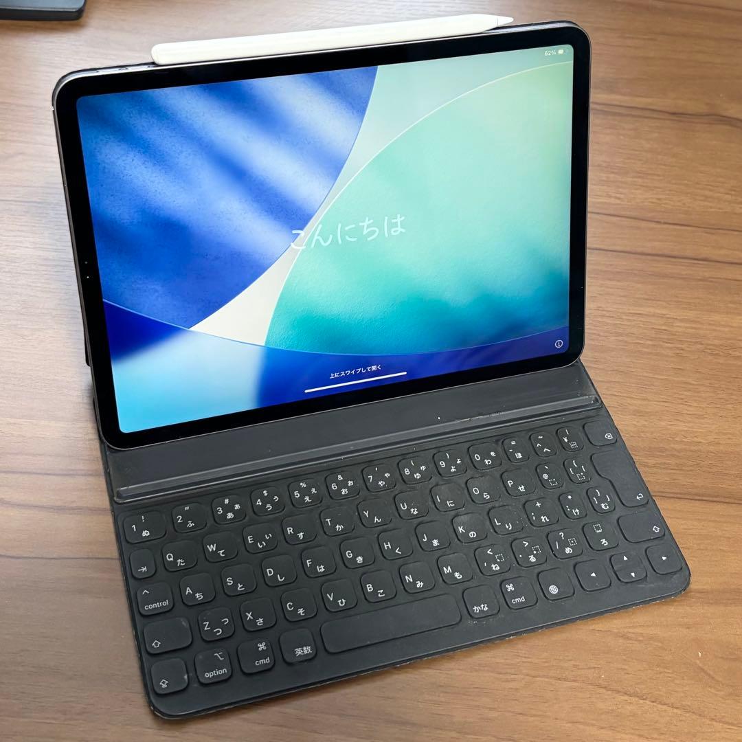 iPad Pro 11インチ128GB【Apple Pencil、ケース付き】